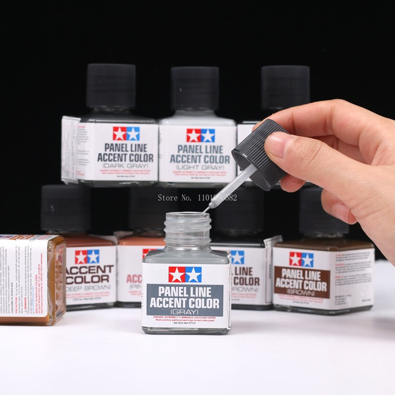 Tamiya Model Paint Set - 40 мл пигментная краска-разбавитель для эмали,