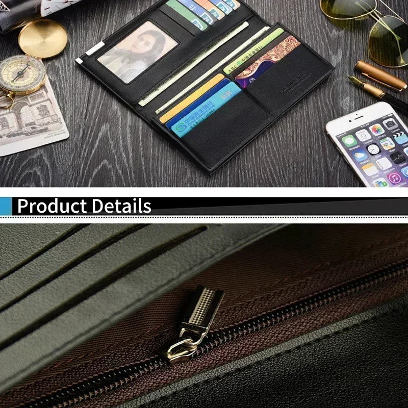 Кожаный кошелек для мужчин, де – обзор и цена Card Top Loader