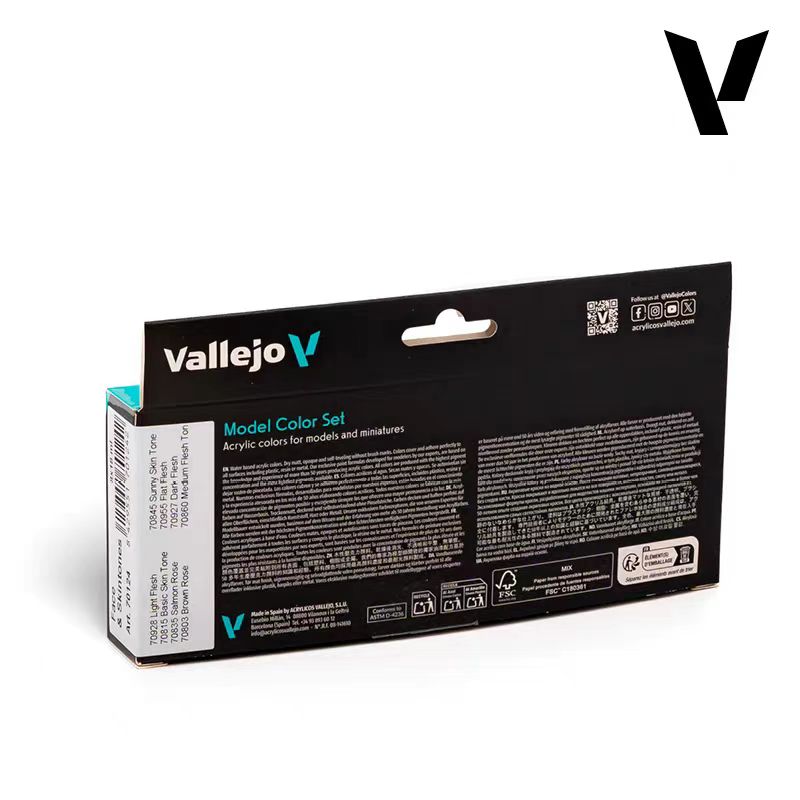 Набор акриловых красок Vallejo – обзор и цена Tamiya Model Paint Set