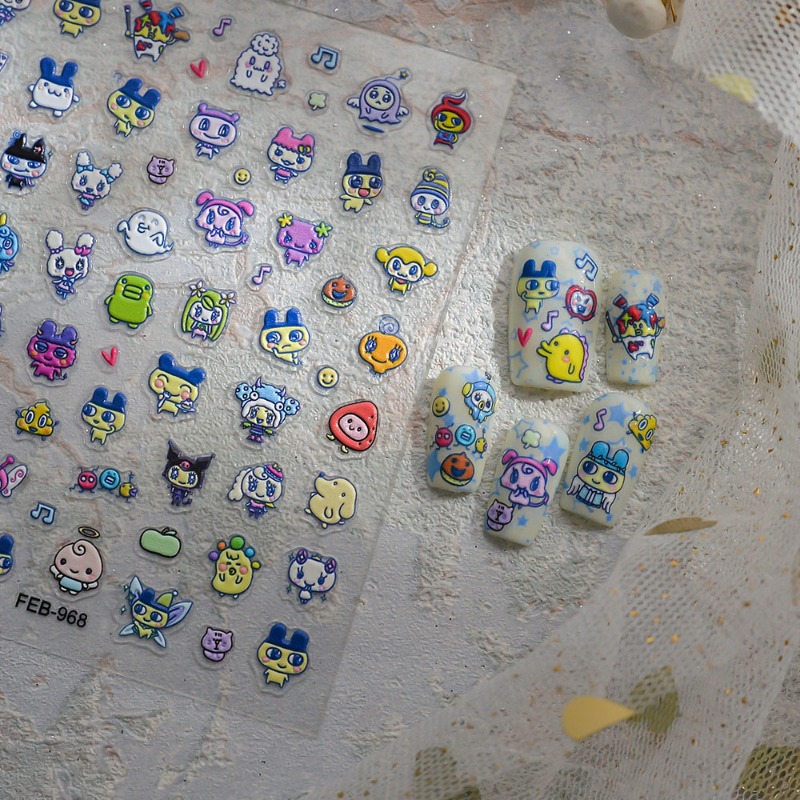Новые электронные 3D-наклейки  – обзор и цена Bandai Model Tamagotchi